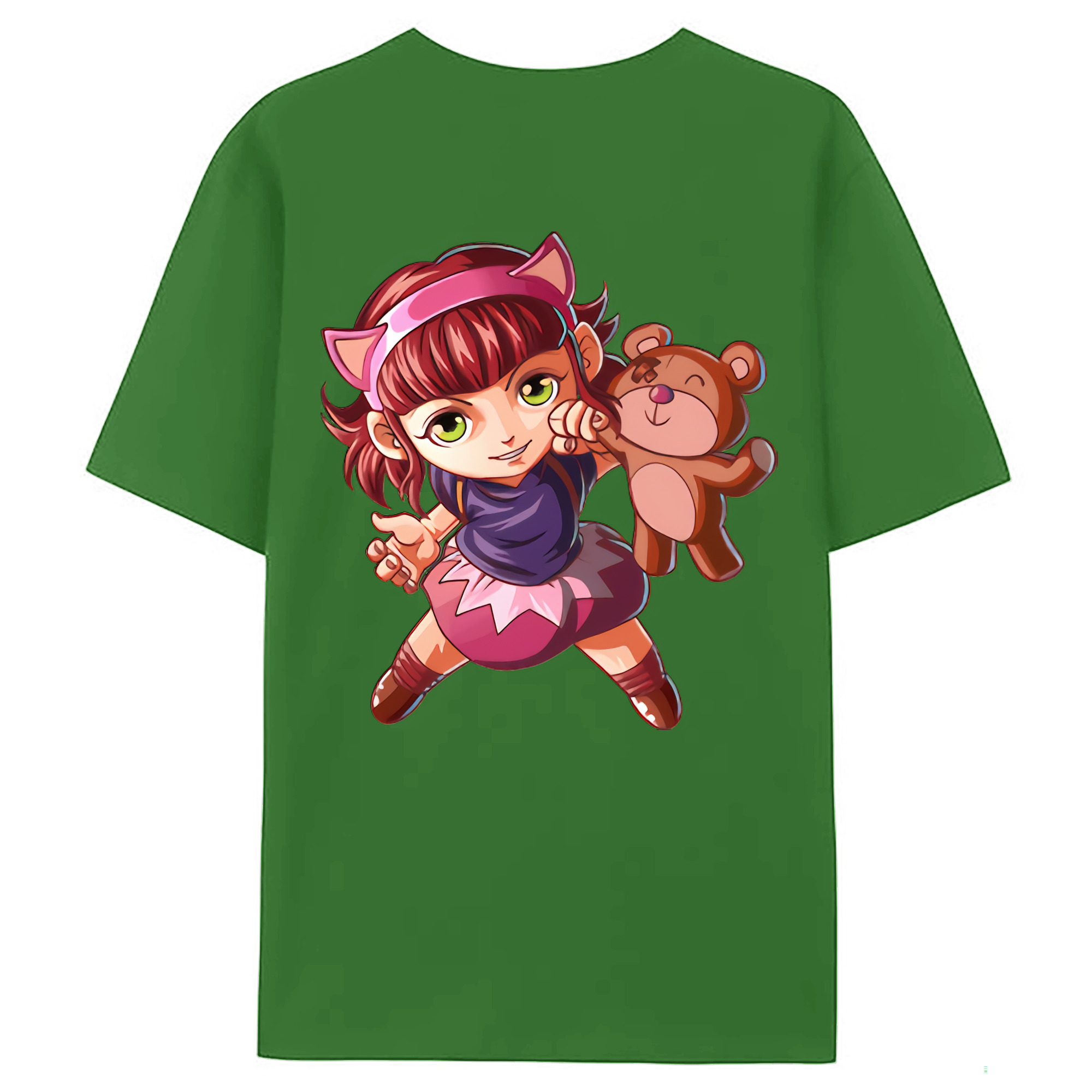 （画像用） リーグ・オブ・レジェンド League of Legends LOL レディース半袖Tシャツ(バックプリント)